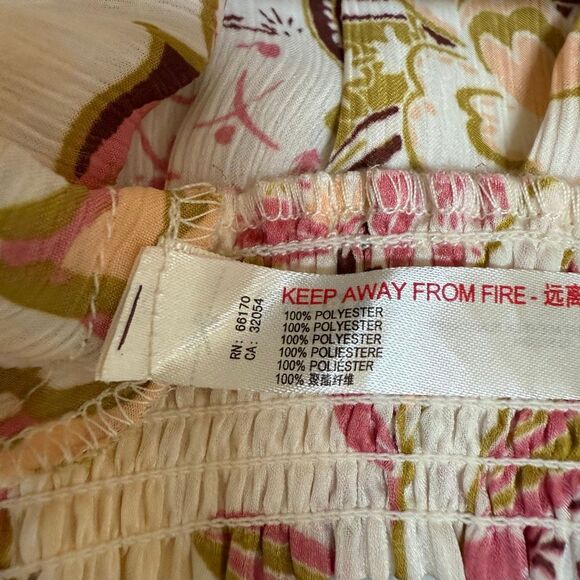 Free People Weekend In Montauk Cami cropped floral size XS - Picture 4 of 5